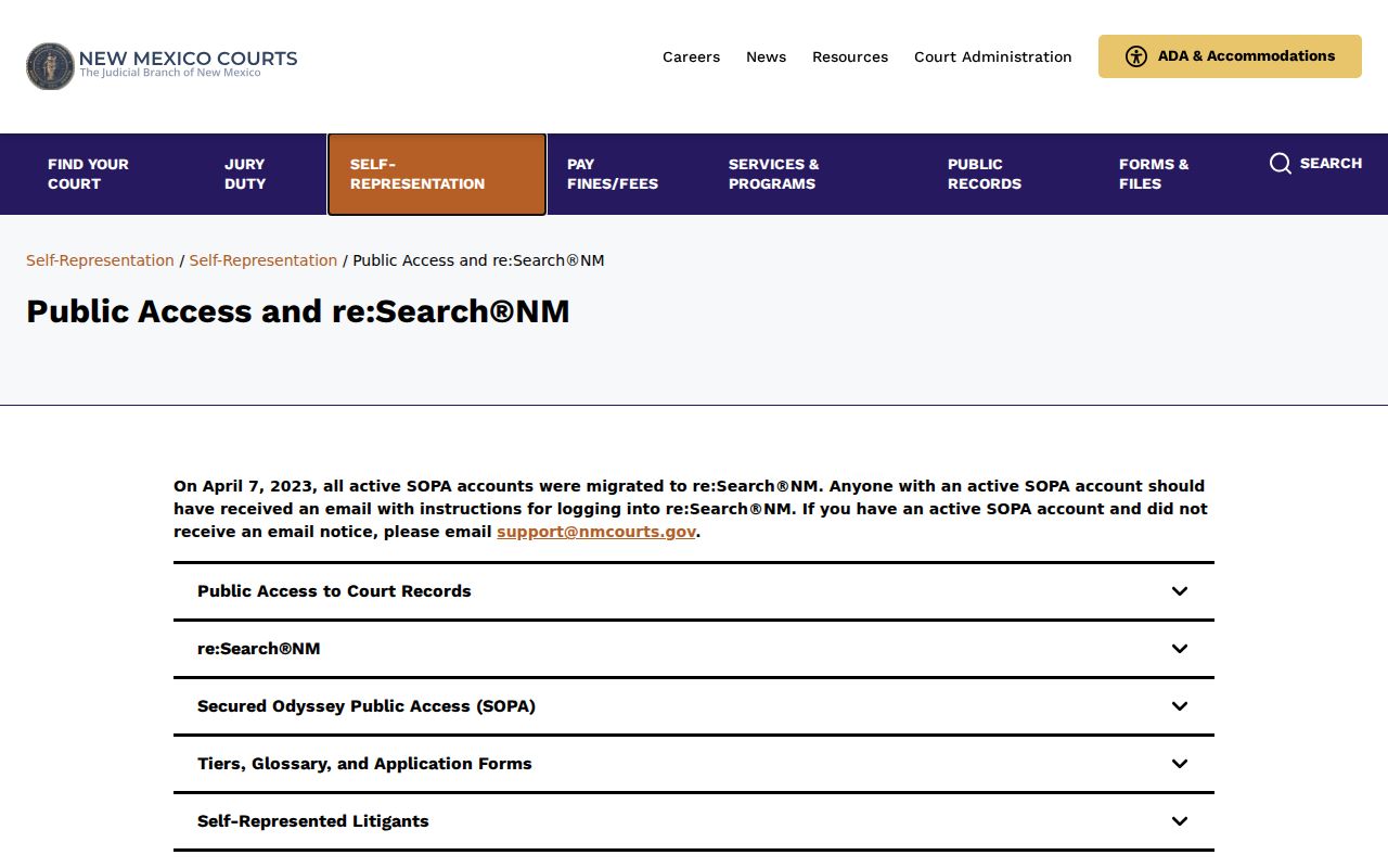 Union County warrant records public Case Lookup access rules
